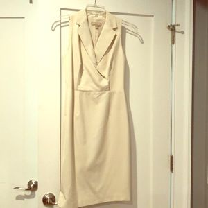 Banana republic cream sheath dress